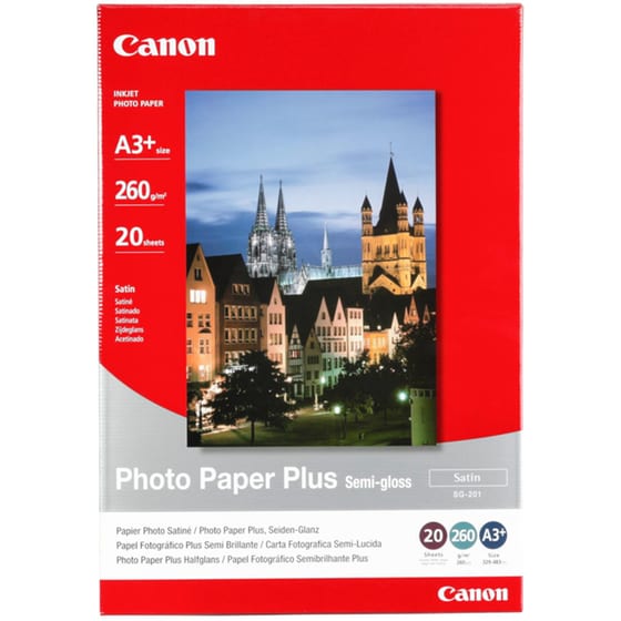 Canon Φωτογραφικό Χαρτί Satin A3+ 260 gr/m² για Inkjet Εκτυπωτές 20 φύλλα image 0