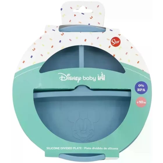 Πιάτο Σιλικόνης Stor με Χωρίσματα Mickey Mouse image 1