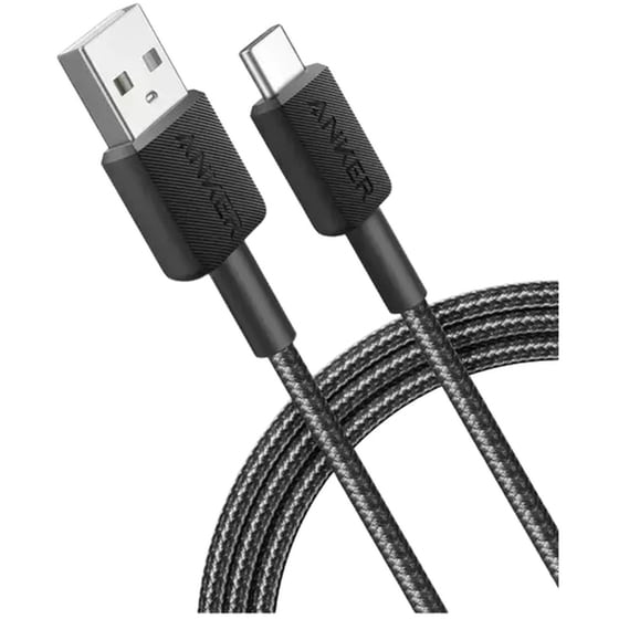 Καλώδιο Anker 322 A81H6G11 USB-Α σε USB-C 15W 1.8m - Μαύρο image 0