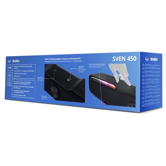 Ηχεία 2.0 Sven 450 2x5 W - Μαύρα image 8