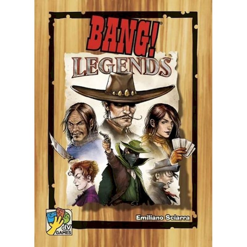 DV GAMES Bang Legends Expansion, English Edition, 4-7 Players, 8+ Y.o