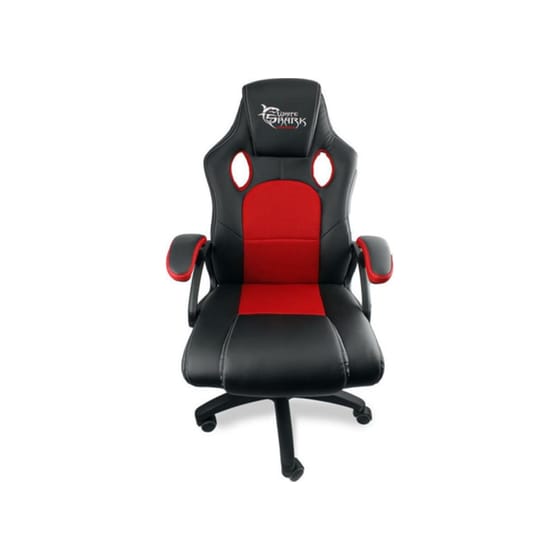 Gaming Chair White Shark King's Throne - Μαύρο/Κόκκινο image 1