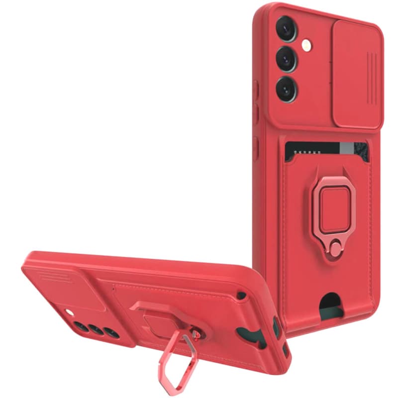 Θήκη Samsung Galaxy A14 – Bodycell Multifunction – Κόκκινο