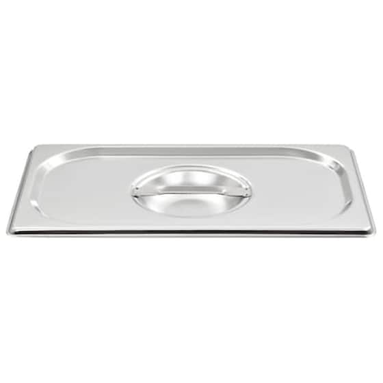 Vidaxl Καπάκια Για Λεκάνες Gn 1/4 4 Τεμ. Από Ανοξείδωτο Ατσάλι image 0