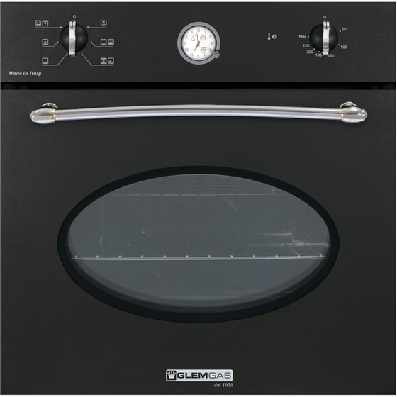 GLEMGAS GFTM64AC-S3 64 Lt Μαύρο Εντοιχιζόμενος Φούρνος Άνω Πάγκου image 0