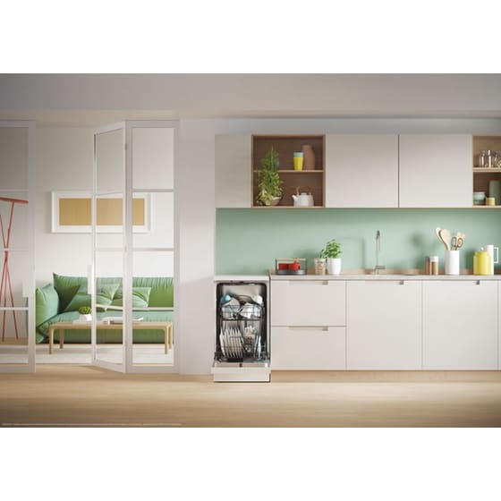 CANDY CF0C7SB0FW για 10 Σερβίτσια Λευκό Πλυντήριο Πιάτων image 11