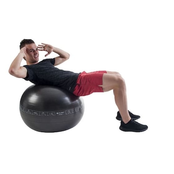 Μπάλα Γυμναστικής Pure2Improve Κατάλληλη για Pilates, Yoga 1.10 kg Μεγέθους 65 cm από PVC - Μαύρο image 1