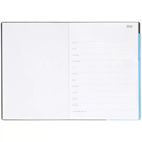 Ημερολόγιο Weekly & Daily Legami 2026 12Μ Large Retro Blue image 2