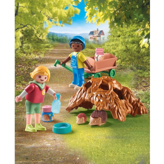 PLAYMOBIL® My Life Φροντίζοντας τους σκαντζόχοιρους (71512) image 3