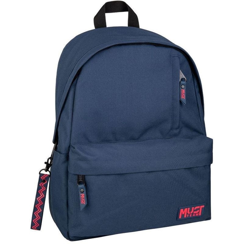 Τσάντα Πλάτης Must Team Monochrome Classic Μπλε με Φούξια