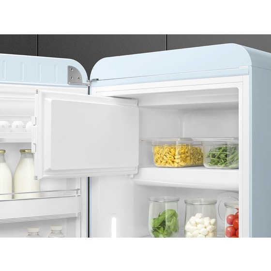 SMEG FAB28LPB6 270 Lt Pastel Blue Μπλε Ψυγείο Μονόπορτο image 4