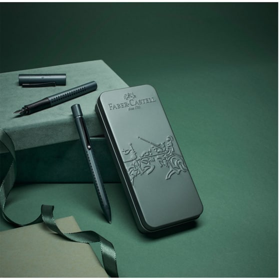 Σετ Δώρου Στυλό & Πένα Grip Faber Castell Κυπαρισσί (3 Τεμάχια) image 1