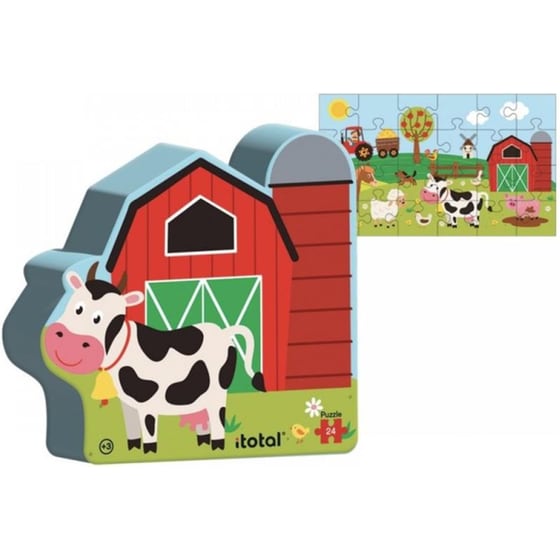 Παιδικό Παζλ iTotal XL2355 Farm (24 Κομμάτια) image 0