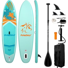 Φουσκωτή Σανίδα SUP FunWater 350x86x15cm - Τιρκουάζ