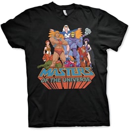 T-shirt Hybris Masters Of The Universe Classic Poster Medium - Μαύρο