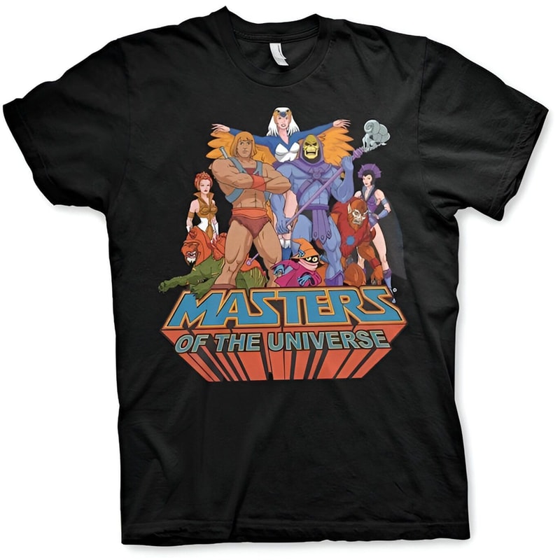 HYBRIS T-shirt Hybris Masters Of The Universe Classic Poster Medium - Μαύρο