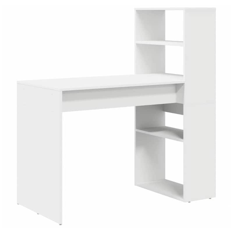 Γραφείο VidaXL από Επεξεργασμένο Ξύλο 113x54x120 cm - Λευκό