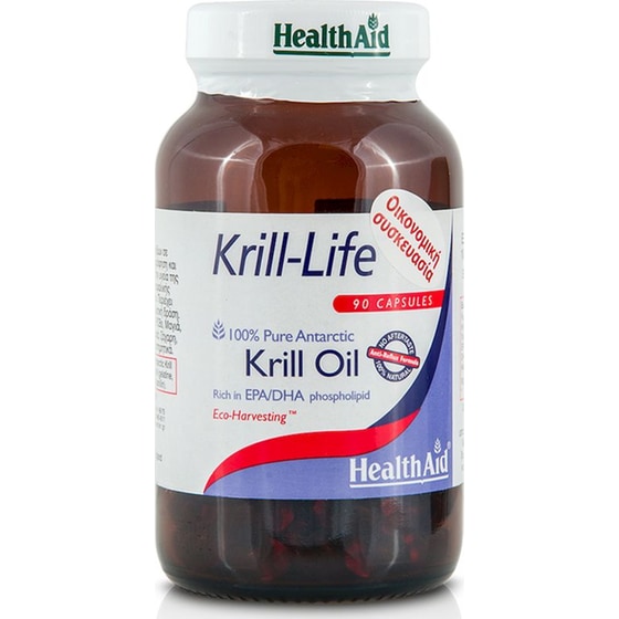 Λιπαρά Οξέα Health Aid Krill-Life - 90 κάψουλες image 0