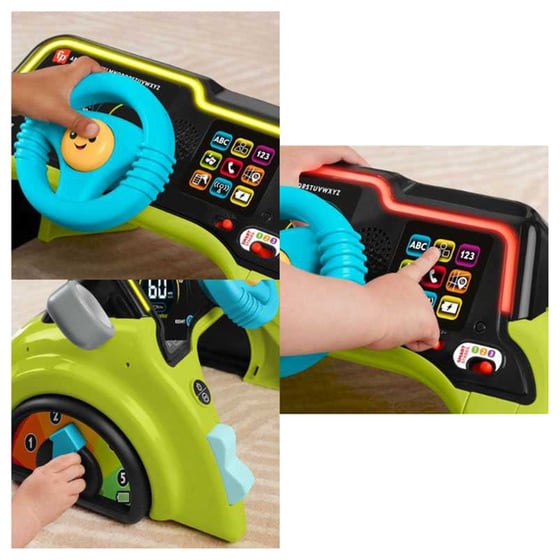 Fisher Price Laugh & Learn Sit & Steer Driver Εκπαιδευτικό Αυτοκινητάκι image 2