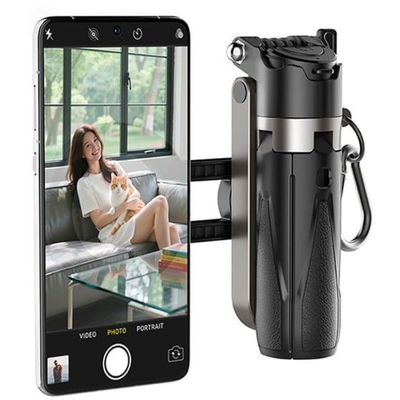 Τρίποδο Selfie Stick ACC XO 249-0262 με Bluetooth - Μαύρο image 2