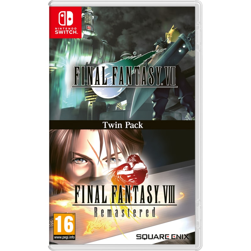 Final Fantasy VII Final Fantasy VIII Remastered Twin Pack (Code in a Box) - Nintendo Switch φωτογραφία