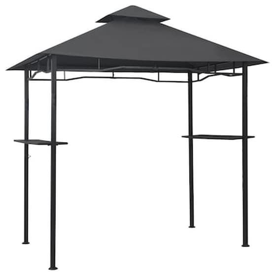 Κιόσκι Vidaxl Ατσάλι 240x150x255cm - Ανθρακί image 2
