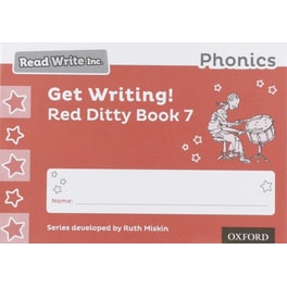 Read Write Inc. Phonics: Get Writing! Red Ditty Book 7 Pack of 10