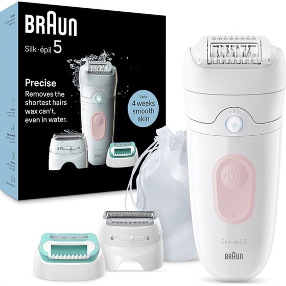 Αποτριχωτική Μηχανή BRAUN Silk-épil 5 5-050 για Υγρή & Στεγνή Χρήση image 1
