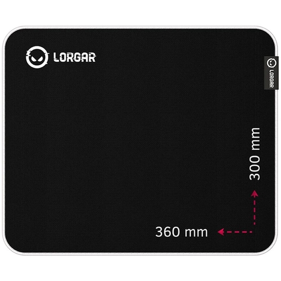 Lorgar Legacer 753 Mouse Pad 360 mm - Μαύρο image 0