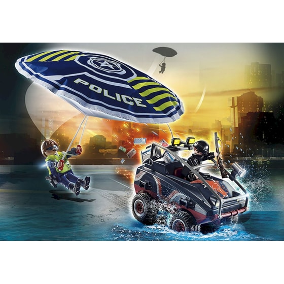 PLAYMOBIL® City Action Καταδίωξη Αμφίβιου Οχήματος από Αστυνομικό Αλεξίπτωτο (70781) image 2