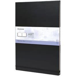 Σημειωματάριο & Μπλοκ Ζωγραφικής Moleskine Watercolour Album Μαύρο Large (1 Τεμάχιο)