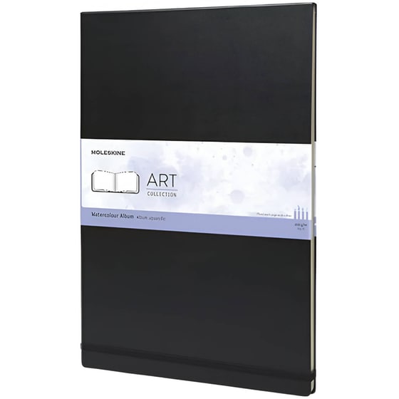Σημειωματάριο & Μπλοκ Ζωγραφικής Moleskine Watercolour Album Μαύρο Large (1 Τεμάχιο) image 0