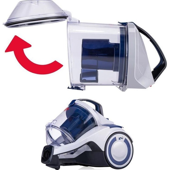 DIRT DEVIL DD2504 700 W με Κάδο 2.7 L Λευκή Ηλεκτρική Σκούπα image 2
