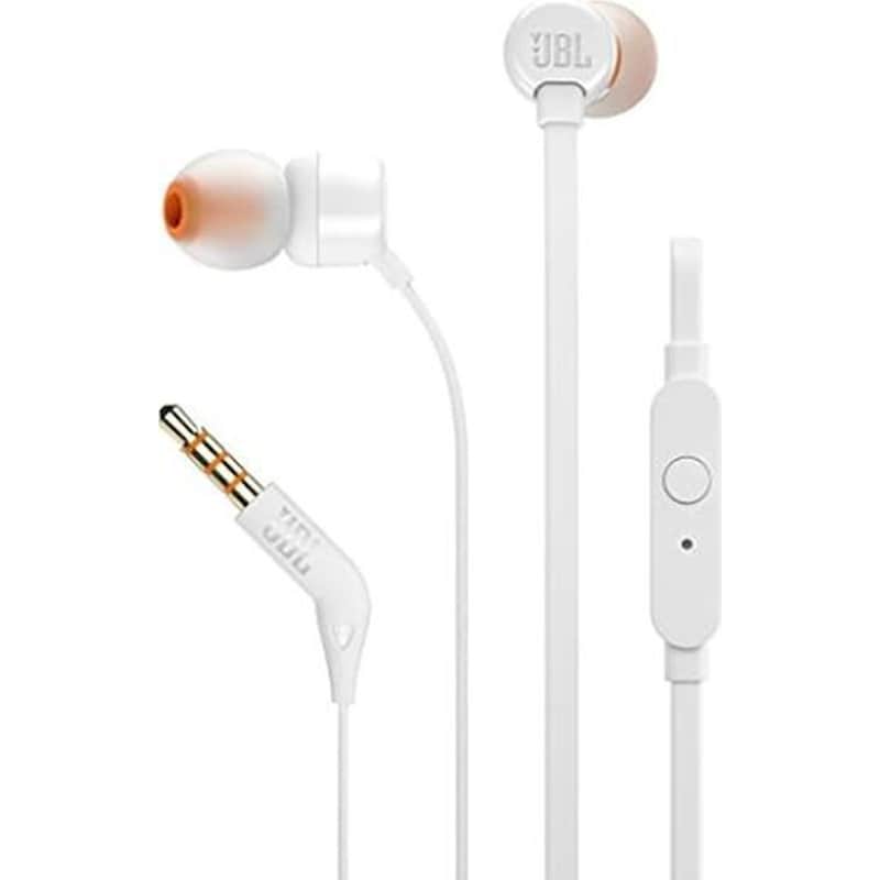 JBL Jbl T160 Handsfree 3.5mm Jack - Λευκά