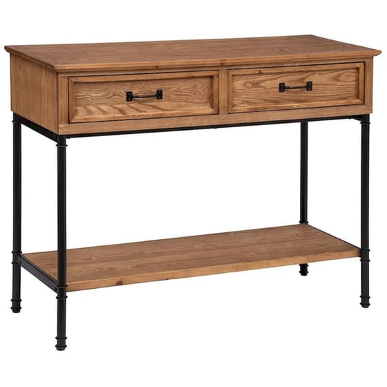 Κονσόλα Εισόδου Spitishop A-s Danik Console 185003 από Ξύλο/MDF 110x40x85cm - Καφέ/Μαύρο image 0