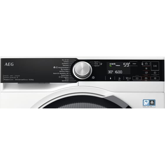 AEG LWR85165O 10/6 kg 1600 Στροφές Λευκό Πλυντήριο Στεγνωτήριο Ρούχων image 2
