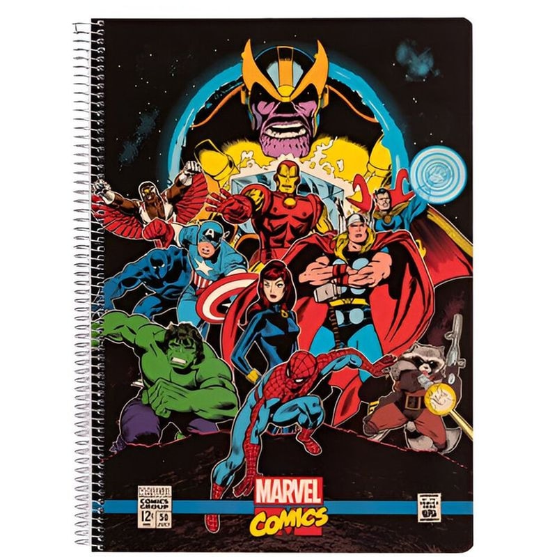 ERIK Τετράδιο Σπιράλ Erik 160Φ Avengers Comic Marvel