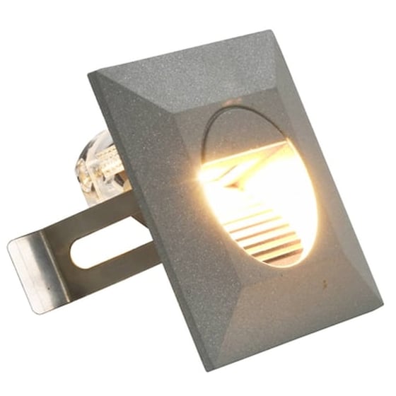Vidaxl Φωτιστικά Τοίχου Led Εξωτερικού Χώρου Τετράγωνα 6 Τεμ. Ασημί 5w image 2