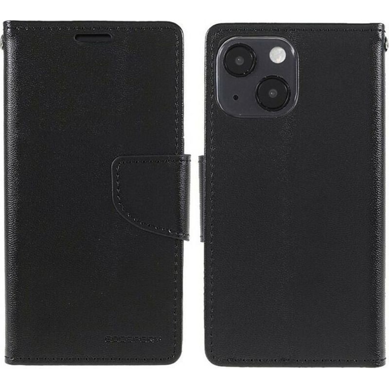 Θήκη Apple iPhone 13 Mini - Mercury Bravo Diary - Μαύρο