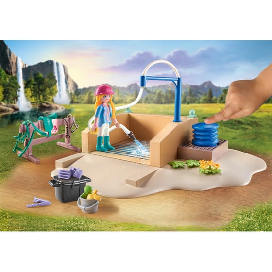 PLAYMOBIL® Horses of Waterfall Κομμωτήριο αλόγων με την Isabella και τον Lioness (71354) image 7