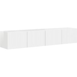 Έπιπλο Τηλεόρασης VidaXL Επιτοίχιο 2 τμχ 78,5 x 31 x 29,5 cm - Γυαλιστερό Λευκό