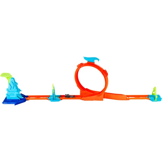 Mattel Hot Wheels Πίστα Stunt Tracks Loop Flag Finish image 1