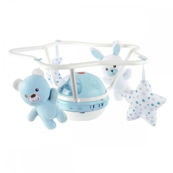 Βρεφικό Παιχνίδι Κούνιας Chicco με Προβολέα Light Blue image 4