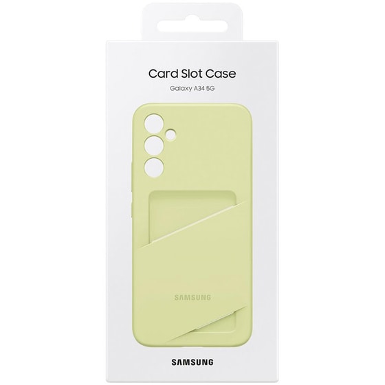 Θήκη Samsung Galaxy A34 5G - Samsung Card Slot - Lime image 5