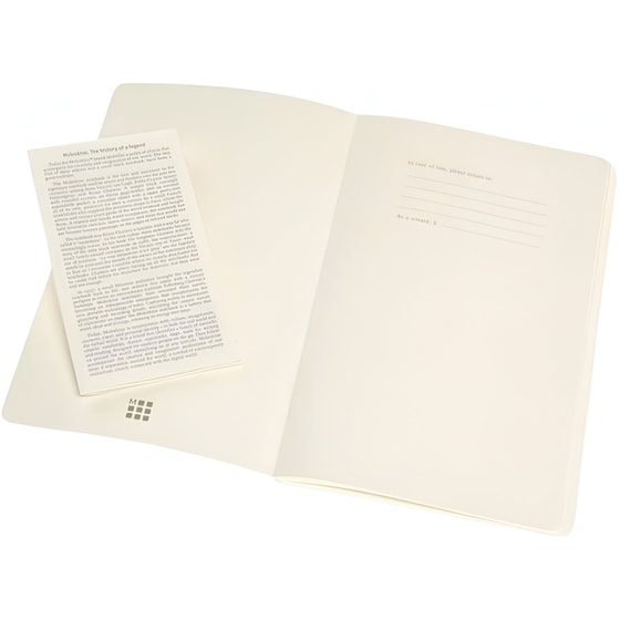 Σημειωματάριο Moleskine Plain Μπλε Large (2 Τεμάχια) image 1
