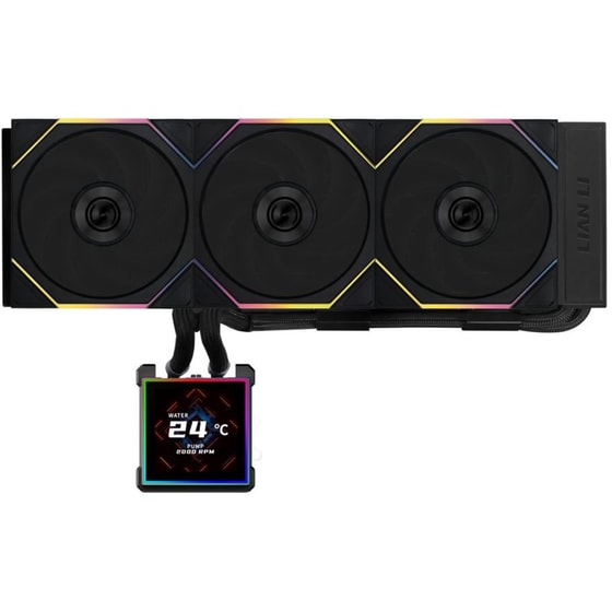 Lian Li HydroShift II LCD-S 360TL Υδρόψυξη AIO CPU με 3 Ανεμιστήρες 120mm και RGB Φωτισμό image 2