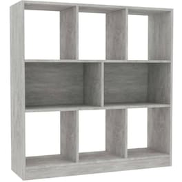 Βιβλιοθήκη VidaXL από Μοριοσανίδα 97.5x29.5x100 cm - Γκρι