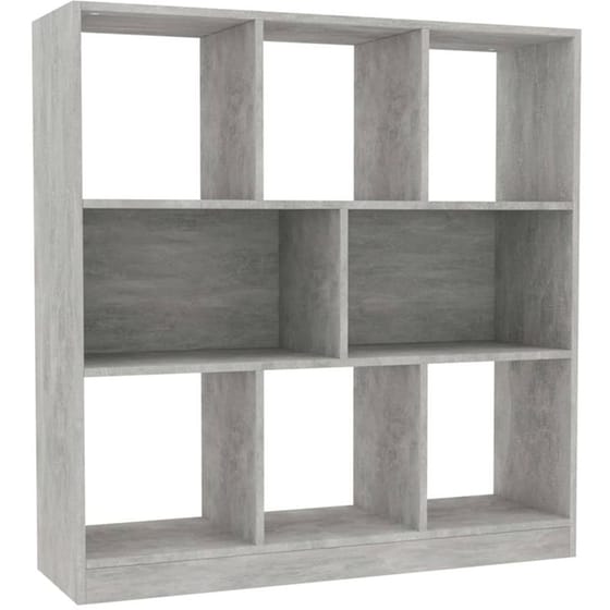 Βιβλιοθήκη VidaXL από Μοριοσανίδα 97.5x29.5x100 cm - Γκρι image 0