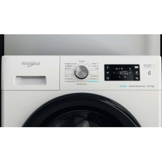 WHIRLPOOL FFWDB 976258 BV EE 9kg/7kg 1.600 Στροφές Λευκό Πλυντήριο Στεγνωτήριο image 7