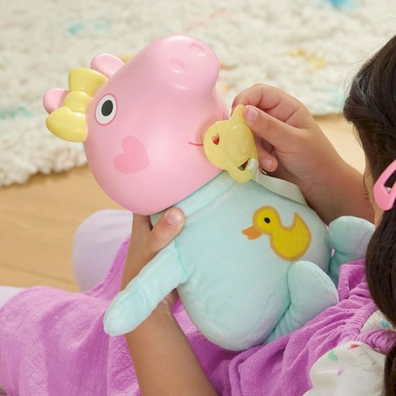 Hasbro Διαδραστική Κούκλα Μωρού Peppa Pig "Oinks & Snuggles" Evie (G1637) image 6